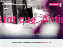 Tablet Screenshot of antistatique.net